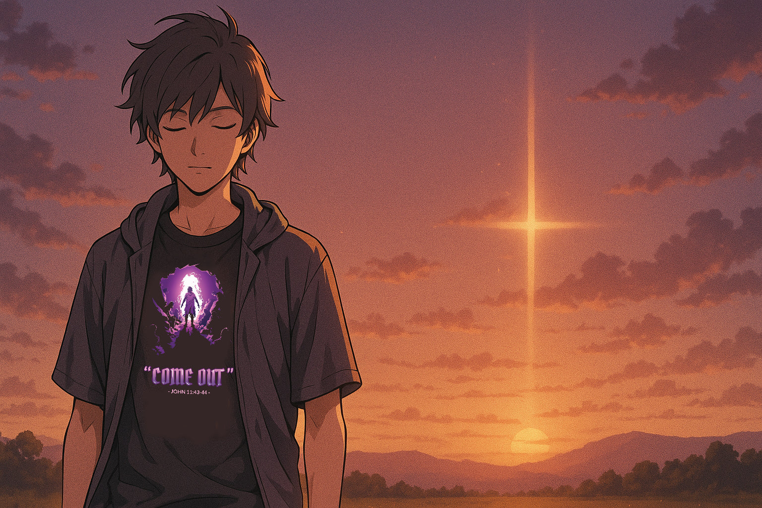 gospel faith anime character