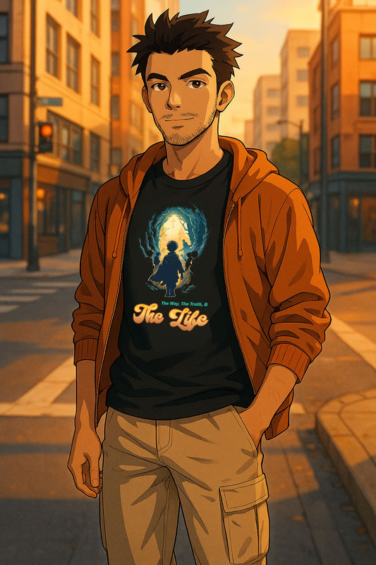 Jesus anime faith shirt